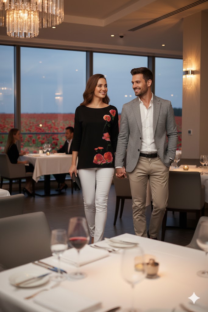 Bluzka czarna Maki - obrazek 4